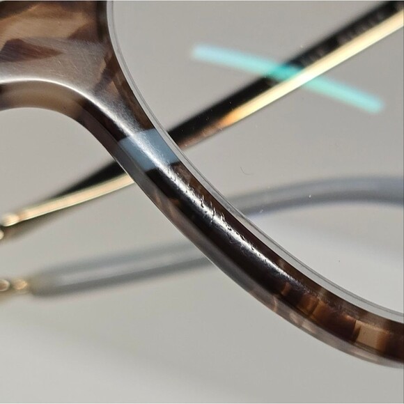 Prada Eyeglasses Frame VPR11T KJO-101 Women's Brown Blue Full Rim 51-17-140 - Picture 8 of 8